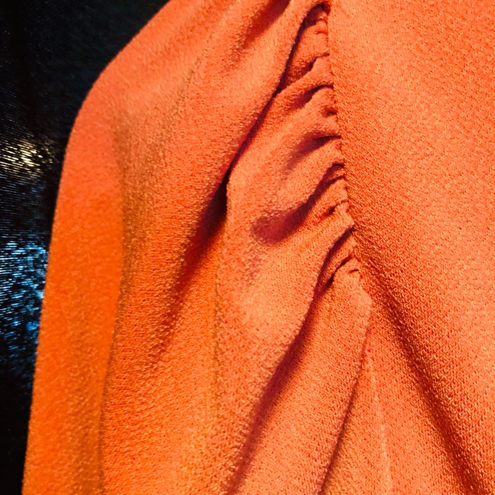 Bcbgeneration Burnt Orange Swing Jacket With Tier… - image 5